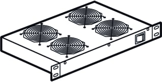 Legrand - LCS Ventilator voor kast/lessenaar Ventlegbord 19" 80Cm