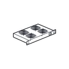 Legrand - LCS Ventilator voor kast/lessenaar Ventlegbord 19" 80Cm
