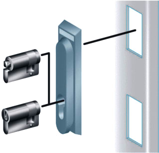 Schneider Electric Sarel - Thalassa Deursluiting voor kast/lessenaar Se Taping Device/Retract Hend