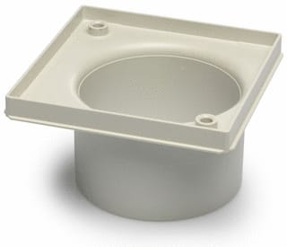 Aquaberg - Opzet en verlengstuk voor vloerput Opzetstuk 146X146 Abs 85Mm