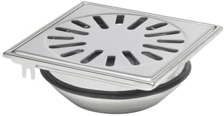 Aquaberg - Vloerput met 1 aansluiting Vloerput 150 Ou Rvs304 Vast