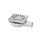 Aquaberg - 4016 Vloerput met 1 aansluiting 146 V/H Put+Opz Rvs Rnd/Rst
