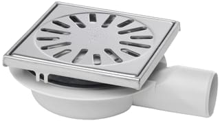 Aquaberg - 4016 Vloerput met 1 aansluiting Put Knstst 304 Rvs