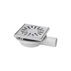 Aquaberg - 4016 Vloerput met 1 aansluiting Put Knstst 304 Rvs