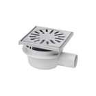 Aquaberg - 4616 Vloerput met 1 aansluiting 150 v/h put+opz rvs rnd/rst