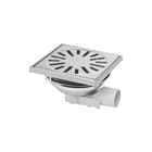Aquaberg - 4840 Vloerput met 1 aansluiting 150X150 Hv Rvs Put/Roost 40