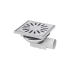 Aquaberg - 4850 Vloerput met 1 aansluiting 150X150 Hv Rvs Put/Roost 50