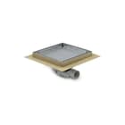 Aquaberg - 4840 Vloerput met 1 aansluiting 200 v/h rvs put/tegelb opz4