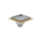 Aquaberg - 4515 Vloerput met 1 aansluiting 300 v/h rvs put/tegelb opz5