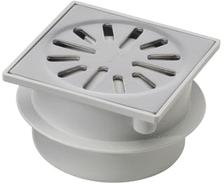 Aquaberg - Vloerput met 1 aansluiting Abs Put Nv 10X10Cm Rvs304 4210