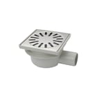 Aquaberg - 4216 Vloerput met 1 aansluiting Abs Put Nv 15X15Cm Rvs304