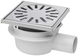 Aquaberg - 4316 Vloerput met 1 aansluiting Abs Put Ve 15X15Cm Rvs304