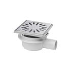 Aquaberg - 4316 Vloerput met 1 aansluiting Abs Put Ve 15X15Cm Rvs304