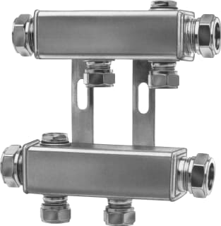 Pentec - CV/perslucht/tap/koelwater verdeler 10Gr M22Ex Knels