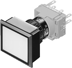 EAO - Serie 61 Drukknop frontelement Signdrknp Ro Vrzt Stap