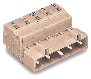 Wago - Kabelconnector v printplaatconnect. kablconn 723-604/018-042