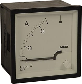 ELEQ - Amperemeter paneelbouw eiv72 2000/5a~ 2vo ampmtr