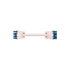 Wago - 771 Patchkabel inst.bare gebouwinstall. Male-Fem 3M 5X1,5 Wit