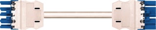 Wago - 771 Patchkabel inst.bare gebouwinstall. Male-Fem 4M 5X1,5 Wit