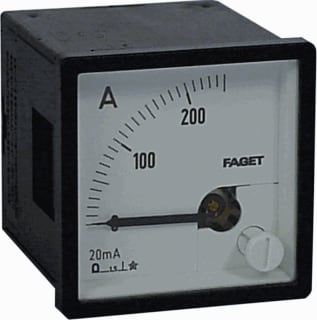 ELEQ - Amperemeter paneelbouw div48 250a/60mv=   ampmtr