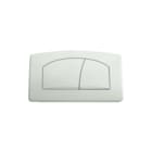 Rezi - Quick-Fit Bedieningsplaat spoelsysteem Bed Paneel Frnt Duo Wit