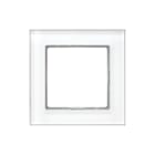 Jung - A CREATION Afdekraam schakelmateriaal Afdkrm 1V A-Cr Glas Alpwt