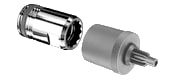Schell - Quick Toebeh./onderdelen sanitaire kranen Adapter 55Mm Lang