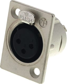 Neutrik - A/V-connector XLR CHAS-P 3P FM NIK