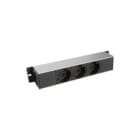 Ratio Electric - Desk-Box Contactdooscombinatie 3Xschuko I3 Alu