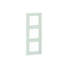 Honeywell Peha - AURA Glas Afdekraam schakelmateriaal afdkrm 3v ribbelgls/alu
