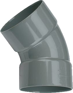 Wavin - Wadal Fitting met 2 aansluitingen Wadl Bocht 45G 200 2Xm L