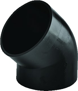 Wavin - Fitting met 2 aansluitingen Pe Bocht 45 Zw 90