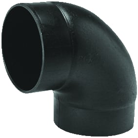 Wavin - Fitting met 2 aansluitingen pe segmbocht 90 zw 250 pn4