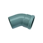 Wavin - Fitting met 2 aansluitingen Wafix Pvc M-Bocht 45 400