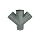 Wavin - Wadal Fitting met 4 aansluitingen Wadl Dubb T-St 45G 110 3M/S L