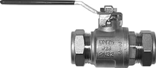 Nefit Industrial - Kogelafsluiter neft kogelkraan 28x28 knel