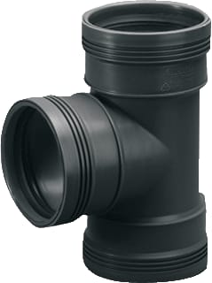 Wavin - Wafix Fitting met 3 aansluitingen Wafx Pp T-St 88,5Gr 40 3M Zwrt