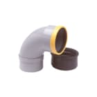 Wavin - Wafix SN8 Fitting met 2 aansluitingen wafx sn8 betoninl 90gr 125