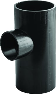 Wavin - Fitting met 3 aansluitingen pe t-stuk 88,5 zw 63x50