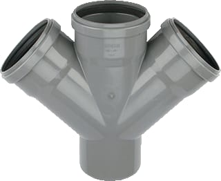 Wavin - Wafix SN4 Fitting met 4 aansluitingen Schuifft4 45Gr 110 M/S