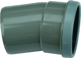 Wavin - Fitting met 2 aansluitingen Pvc Kgfix Bocht 15 315 Sn4