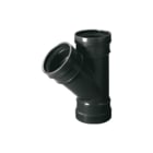 Wavin - Wafix Fitting met 3 aansluitingen Wafx Pp T-St 45Gr 40 3M Zwart