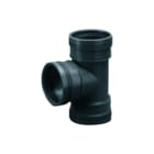 Wavin - Wafix Fitting met 3 aansluitingen Wafx Pp T-St 88,5Gr 125 3M Zwr