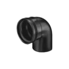 Wavin - Wafix Fitting met 2 aansluitingen Wafx Pp Bocht 88,5Gr 90 M/S Zw