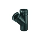 Wavin - Wafix Fitting met 3 aansluitingen Wafx Pp T-St 45Gr 32 2Ms Zwart