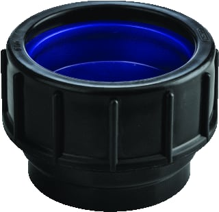 Wavin - Fitting met 2 aansluitingen Pe Schroef Ko Zw 75 Kort