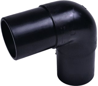 Wavin - Fitting met 2 aansluitingen Pe L Knie 90 63 Pn16