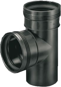 Wavin - Wafix Fitting met 3 aansluitingen Wafx Pp T-St 88,5Gr 50X40 3M Z