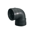 Wavin - Wafix Fitting met 2 aansluitingen Wafx Pp Bocht 88,5Gr 90 M/M Zw