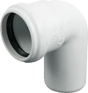 Wavin - AS Fitting met 2 aansluitingen schuifft2 as bocht 88 160